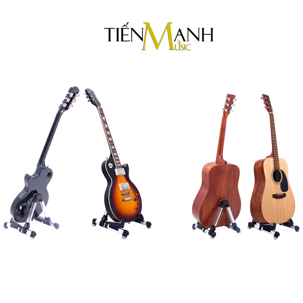 [Chính Hãng] Aroma AGS-08 Giá Để Đàn Guitar, Ukulele, Violin, Mandolin (Loại gấp nhỏ gọn AGS8 - Kệ chân đỡ chữ A AGS08)