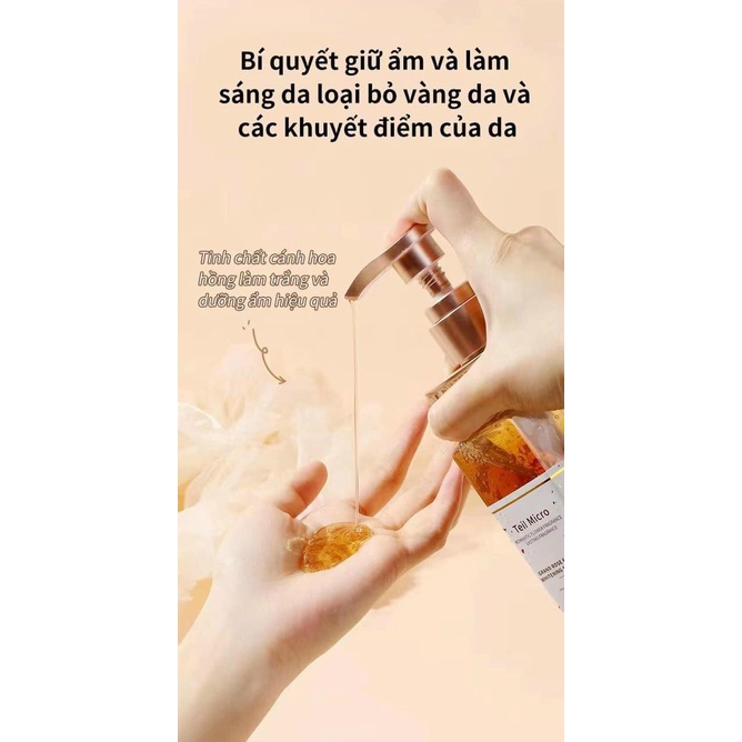Sữa Tắm Nước Hoa Teil Micro Cánh Hoa Hồng 500ml