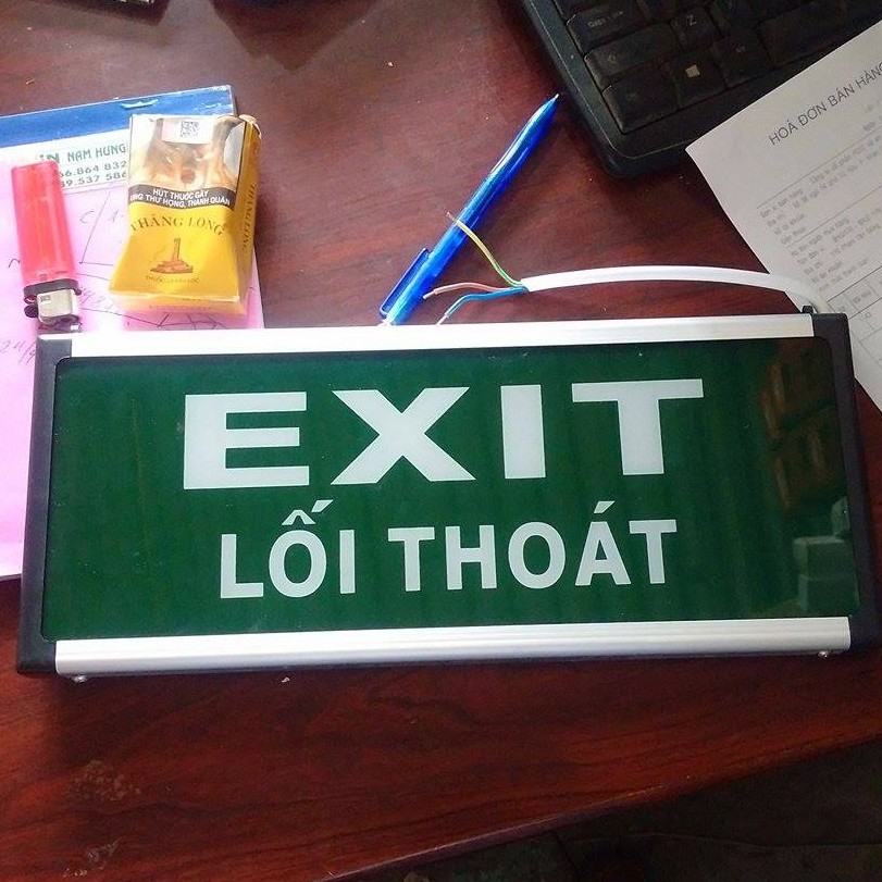 ĐÈN EXIT-SỰ CỐ,đèn exit thoát hiểm,đèn thoát hiểm,đèn chỉ hướng