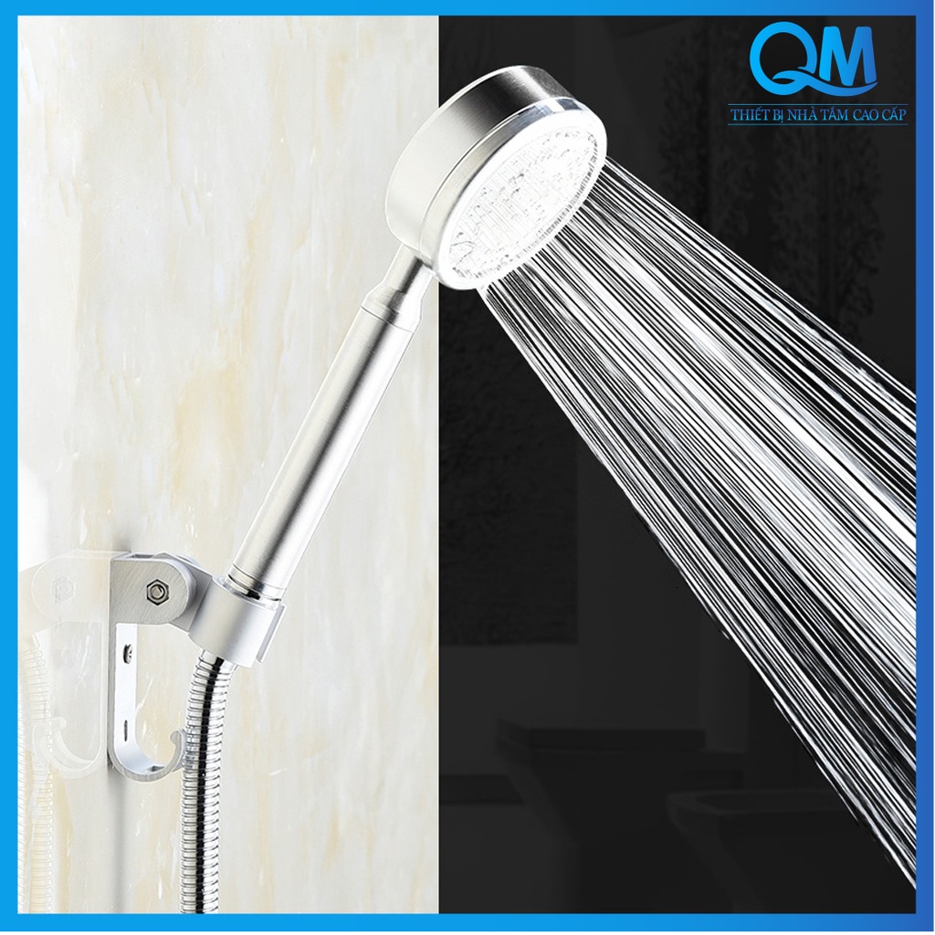 Tay sen nhôm tăng áp chống oxi hóa Công Nghệ Nano siêu tiết kiệm nước, họa tiết xước phay cao cấp - QM025