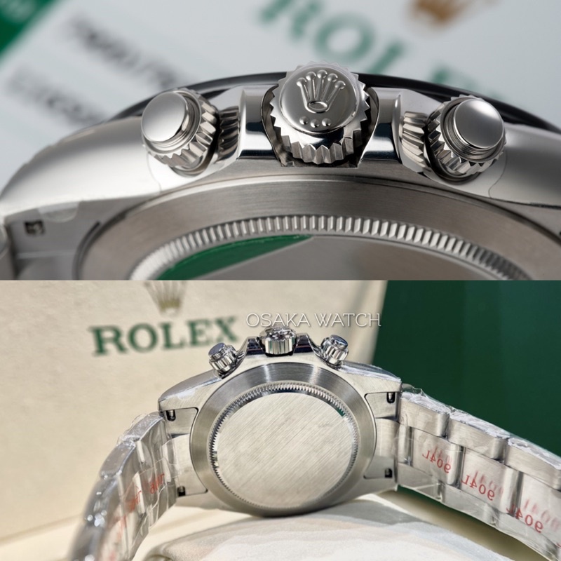 Đồng Hồ Nam Cơ Automatic Rolex Daytona 40mm Dây Kim Loại Chạy Full 6 Kim Hàng Cao Cấp Fullbox Chuẩn - Màu Trắng