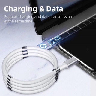 Dây cáp sạc nhanh từ tính cho Android Apple Type-c