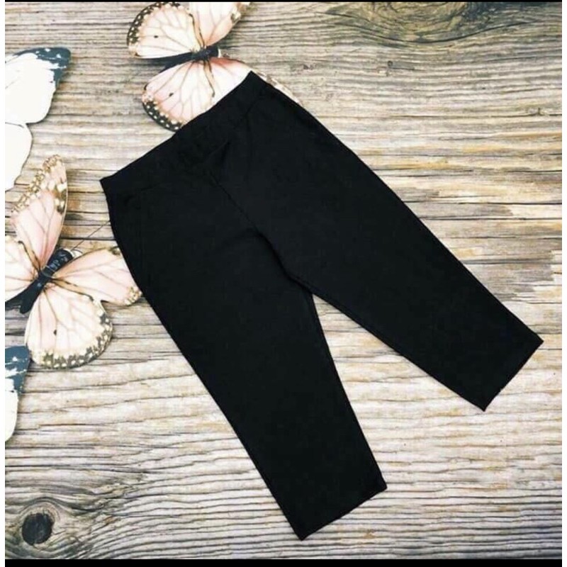 Quần Legging Ngố, Cạp Cao , Co Dãn Chất Cotton Đủ Size Đến 70kg | BigBuy360 - bigbuy360.vn