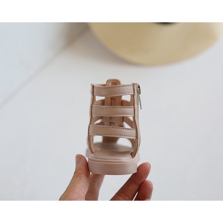 Giày Da Đế Thấp Thoải Mái Chất Lượng Cao Cho Bé Gái Từ 1-8 Tuổi