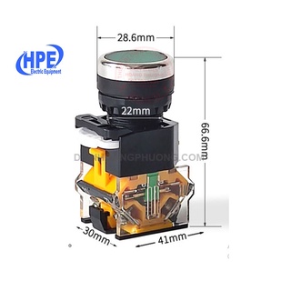 Nút nhấn LA38 phi 22 - nhấn nhả