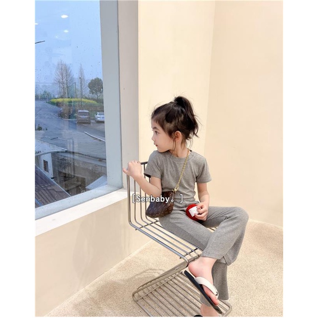 Bộ Đồ Hai Mảnh Áo Tay Ngắn Và Quần Ngắn Phong Cách Nhật Bản Hàn Quốc Thời Trang Mùa Hè Hàng Mới Dành Cho Bé Gái 2022