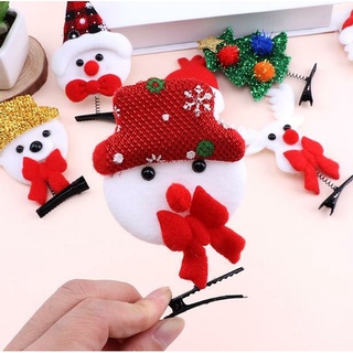 Quà tặng giáng sinh kẹp tóc lò xo cute noel