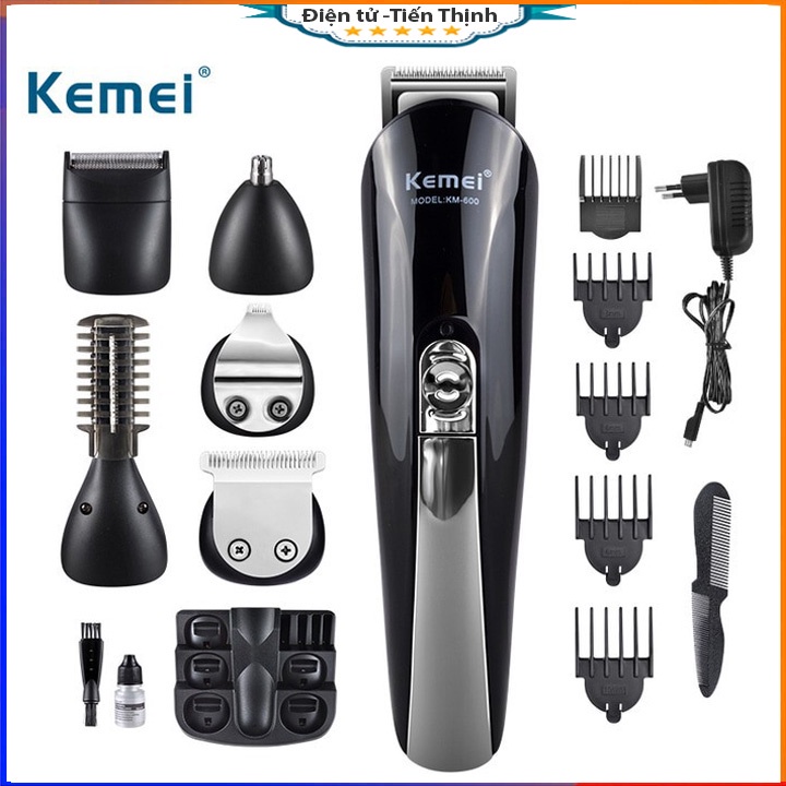 Tông Đơ Hớt Tóc Đa Chức Năng 6 In1 Kemei KM-600