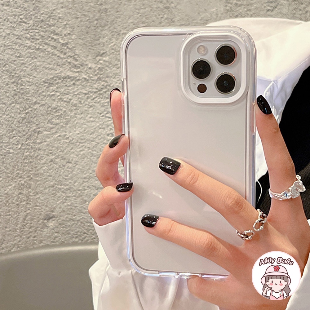 Ốp Điện Thoại TPU Mềm Mỏng Chống Sốc Màu Kẹo 3 Trong 1 Cho IP 13 12 11 Pro Max XR 8 7 Plus