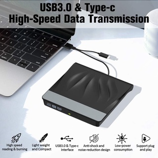 Ổ đĩa CD DVD USB 3.0 Type-C cho Laptop Mac Window 10 8 7 XP
