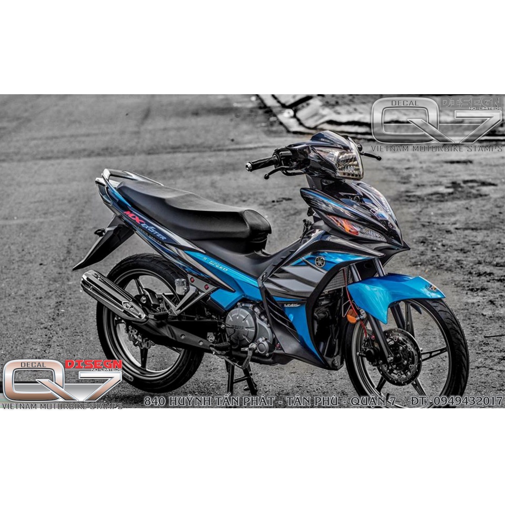 TEM RỜI EXCITER 2011 MX XANH ĐEN