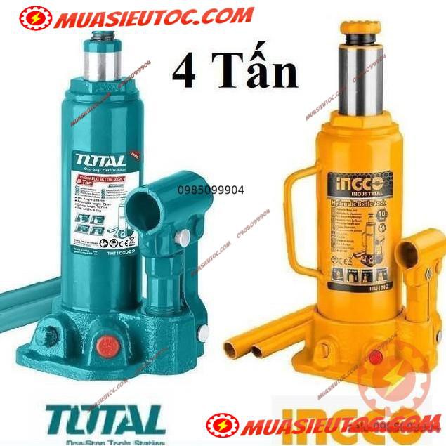 Con đội kích đội 4 tấn thủy lực INGCO HBJ402 TOTAL THT109042  kích đội 4 tấn | 1 2 3 4 5 6 7 8 9 10 12 tấn