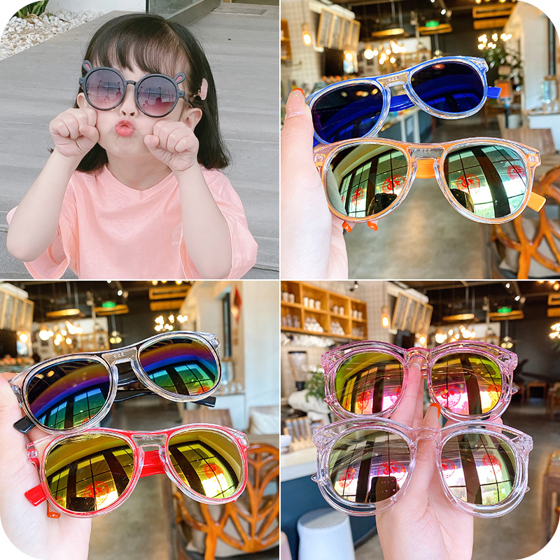 Kính Mát Chống Nắng Phong Cách Hàn Quốc Cho Bé