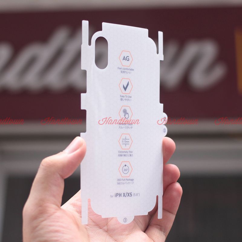 IPHONE X / XS - DÁN PPF AG MỜ NHÁM CHỐNG VÂN TAY