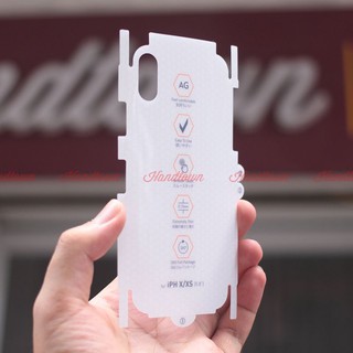 IPHONE X / XS - DÁN PPF AG MỜ NHÁM CHỐNG VÂN TAY