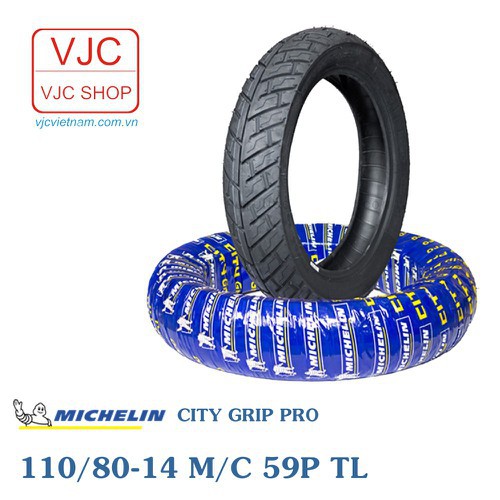 Vỏ xe máy Michelin 110-80-14 TL CITY GRIP PRO Thái Lan dùng cho NVX-Vision, Air Blade