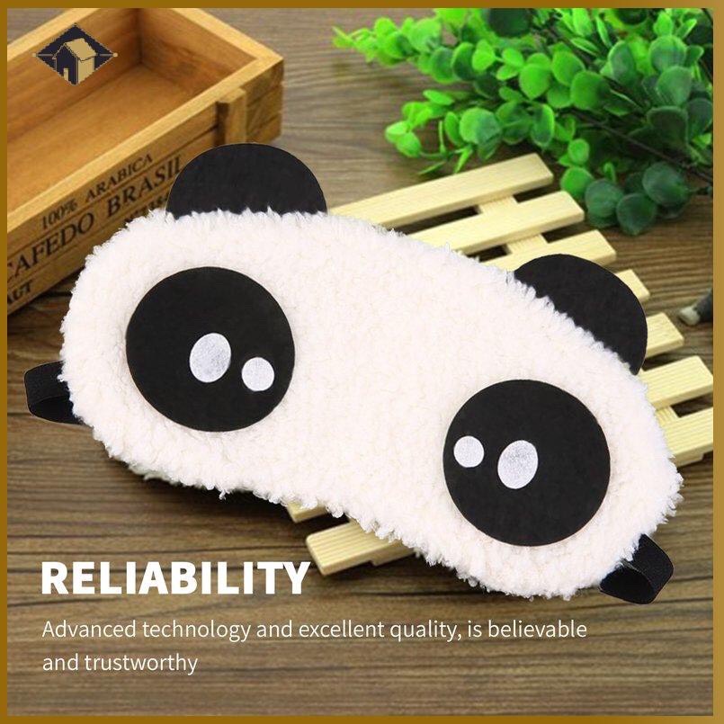 Bịt Mắt Ngủ Hình Panda Dễ Thương Bông Mịn (Mẫu ngẫu nhiên), LithyStore