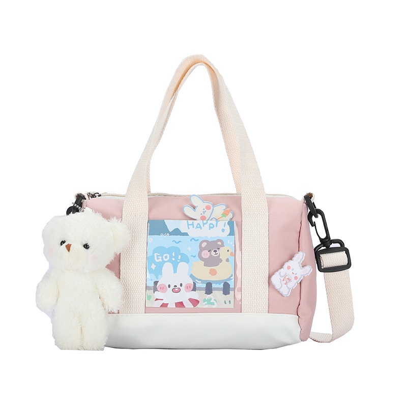 Túi Xách Đeo Vai Vải Oxford Phong Cách Thời Trang Nhật Hàn Dành Cho Nữ