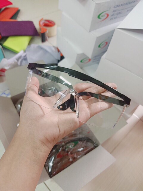 Kính bảo hộ đi đường ban đêm, Kính bảo hộ lao động bảo vệ mắt, chống bụi, sinh vật lạ | BigBuy360 - bigbuy360.vn