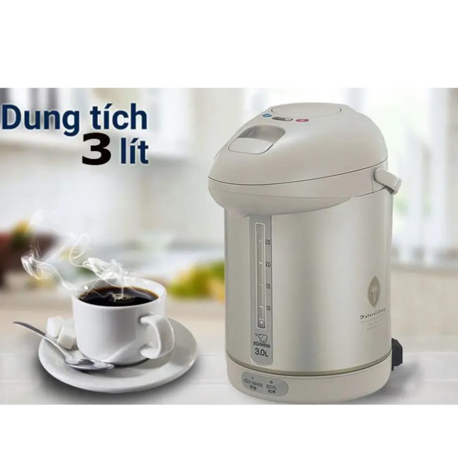 Bình thủy điện Zojirushi ZOBT-CW-PPQ30-TK hàng chính hãng