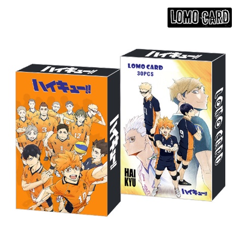 Bộ 30 thẻ ảnh lomo card anime manga Haikyuu cực ngầu