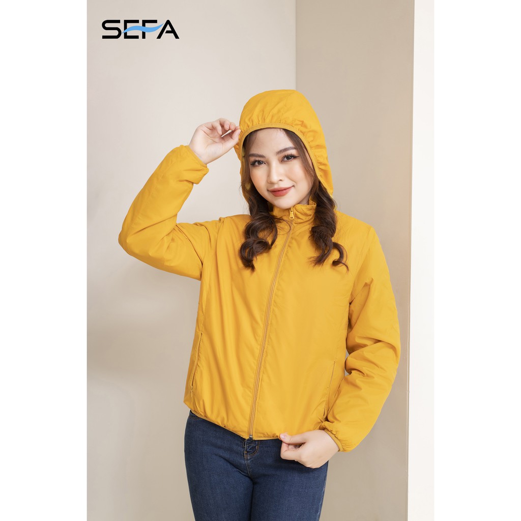 Áo phao lót lông SEFA mũ rời cao cấp