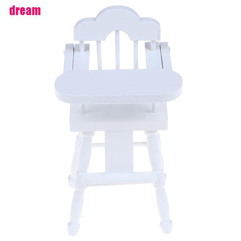 Mô Hình Ghế Gỗ Mini Tỉ Lệ 1: 12 Trang Trí Nhà Búp Bê