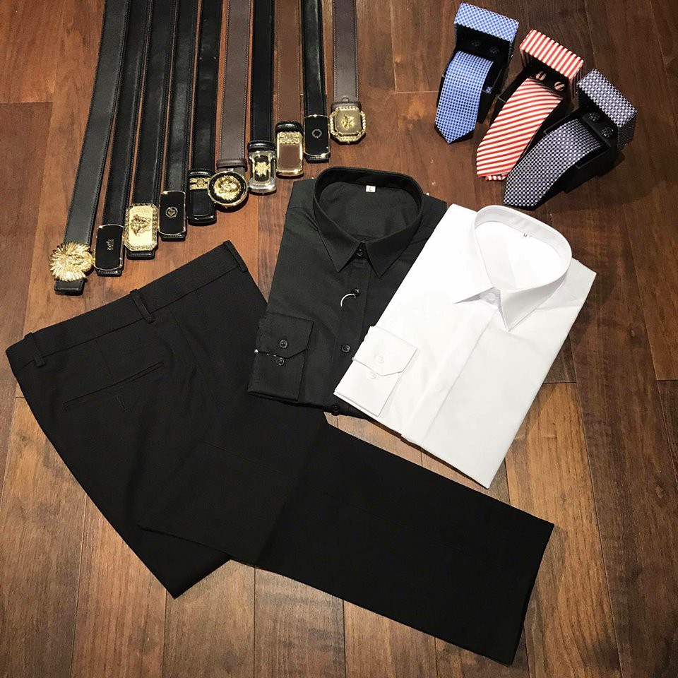 COM BO 1 ÁO SƠ MI +1 QUẦN ÂU