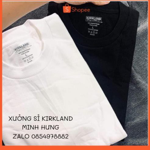 🌿ÁO PHÔNG TRẮNG ĐEN 𝐊𝐈𝐑𝐊𝐋𝐀𝐍𝐃 NAM NỮ UNISEX-GIÁ 35K-COTTON100% aokirkland 🌿 . '