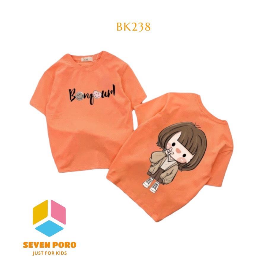 Áo Thun Bé Gái Form Rộng Giấu Quần BK238 Size 10-25kg - Beeking - SevenPoro
