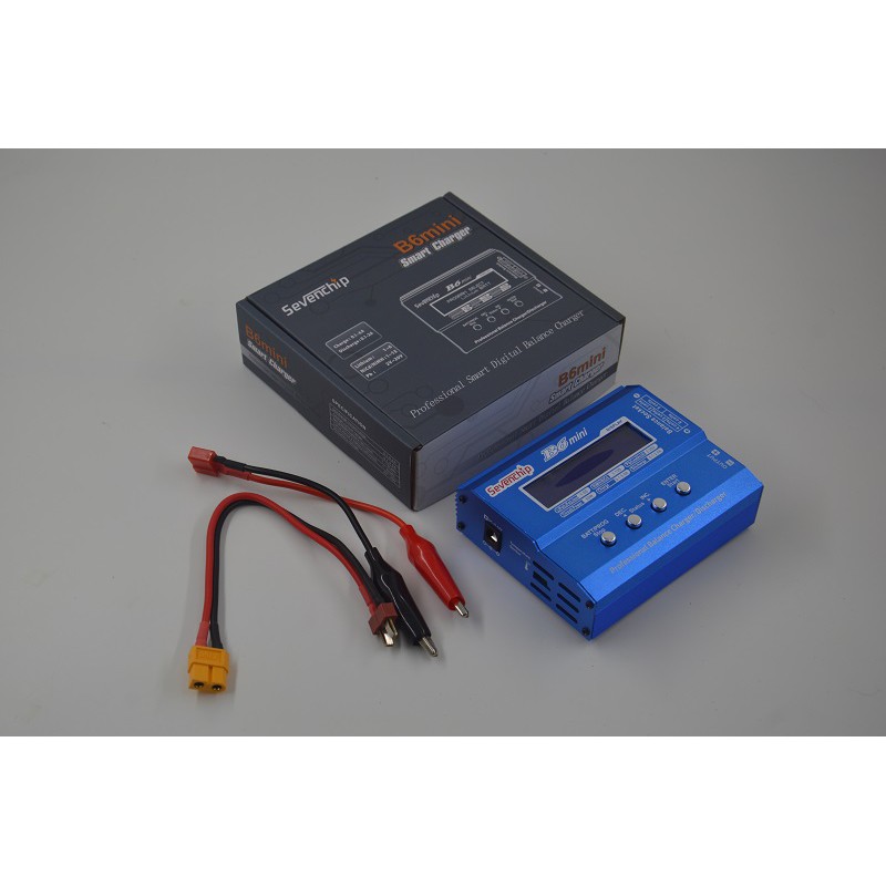 BỘ SẠC B6 MINI SEVENCHIP chính hãng dùng cho đồ chơi RC cân bằng điện đo dung lượng pin, ắc quy imax B6 mini 80W 5A DC