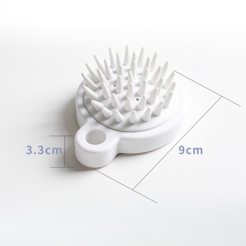 Lược gội đầu 💕 FREESHIP 💕 Lược gội đầu muji nhật bằng silicon mát xa da đầu giảm rụng kích thích mọc tóc
