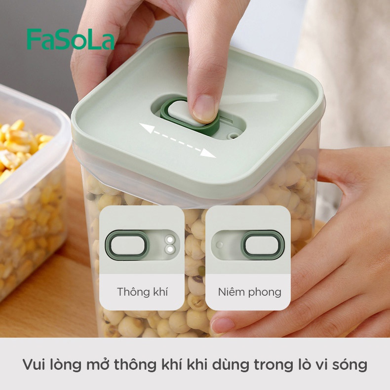 Hộp đựng bảo quản thức ăn kháng khuẩn FASOLA FSLSH-186