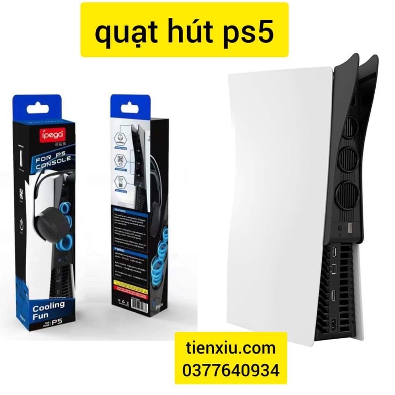 Ps5 quạt hút ps5 quạt tản nhiệt PS5 Quạt làm mát máy ps5 hãng dobe
