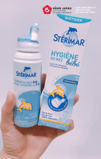 XỊT MŨI KHÁNG VIÊM STERIMAR PHÁP