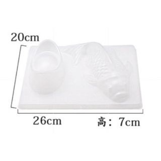 Khuôn vỉ thạch rau câu, cơm xôi cá chép thỏi vàng nhiều size cho lễ Tết, năm mới