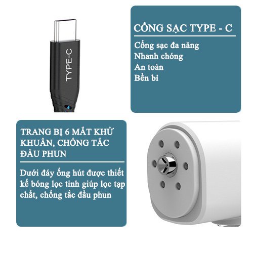 Máy phun khử khuẩn NANO K5 tích hợp tia UV diệt khuẩn hiệu quả