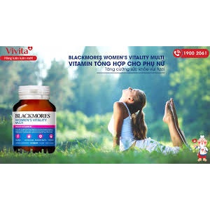 Viên uống hỗ trợ sức khoẻ phụ nữ Blackmores Women’s Vitality Multi  Hộp 50 viên