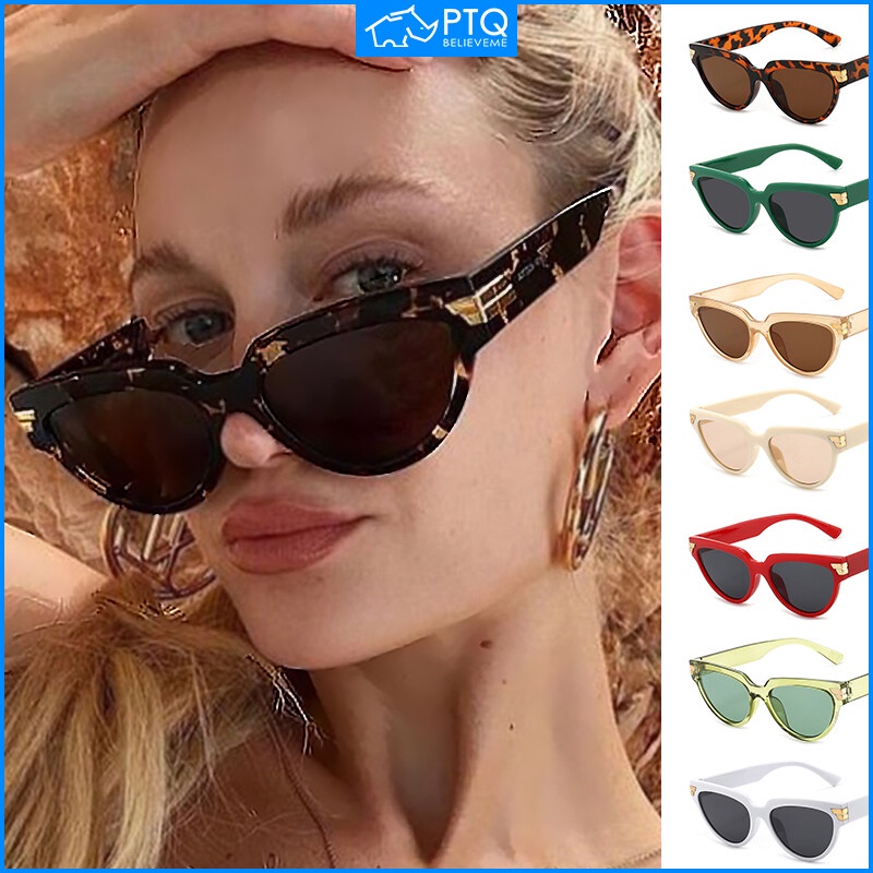 Ptq Kính Mát Mắt Mèo Thoải Mái Phong Cách Retro Phù Hợp Với Mọi Hình Dạng