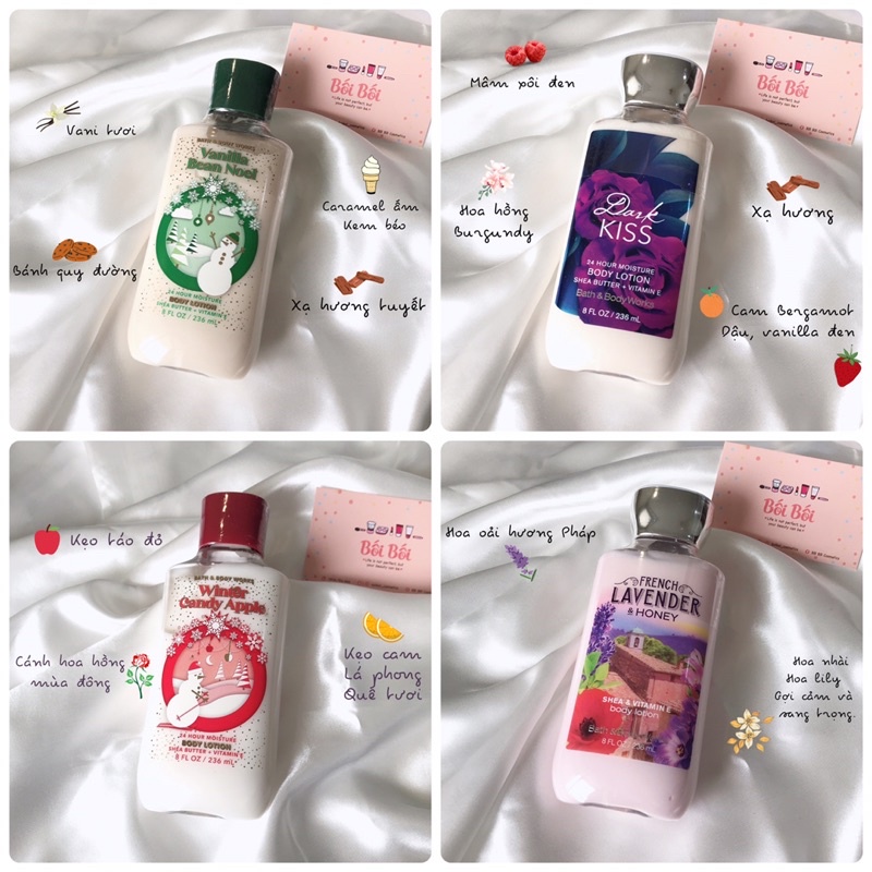 Lotion dưỡng thể hương nước hoa BATH & BODY WORKS