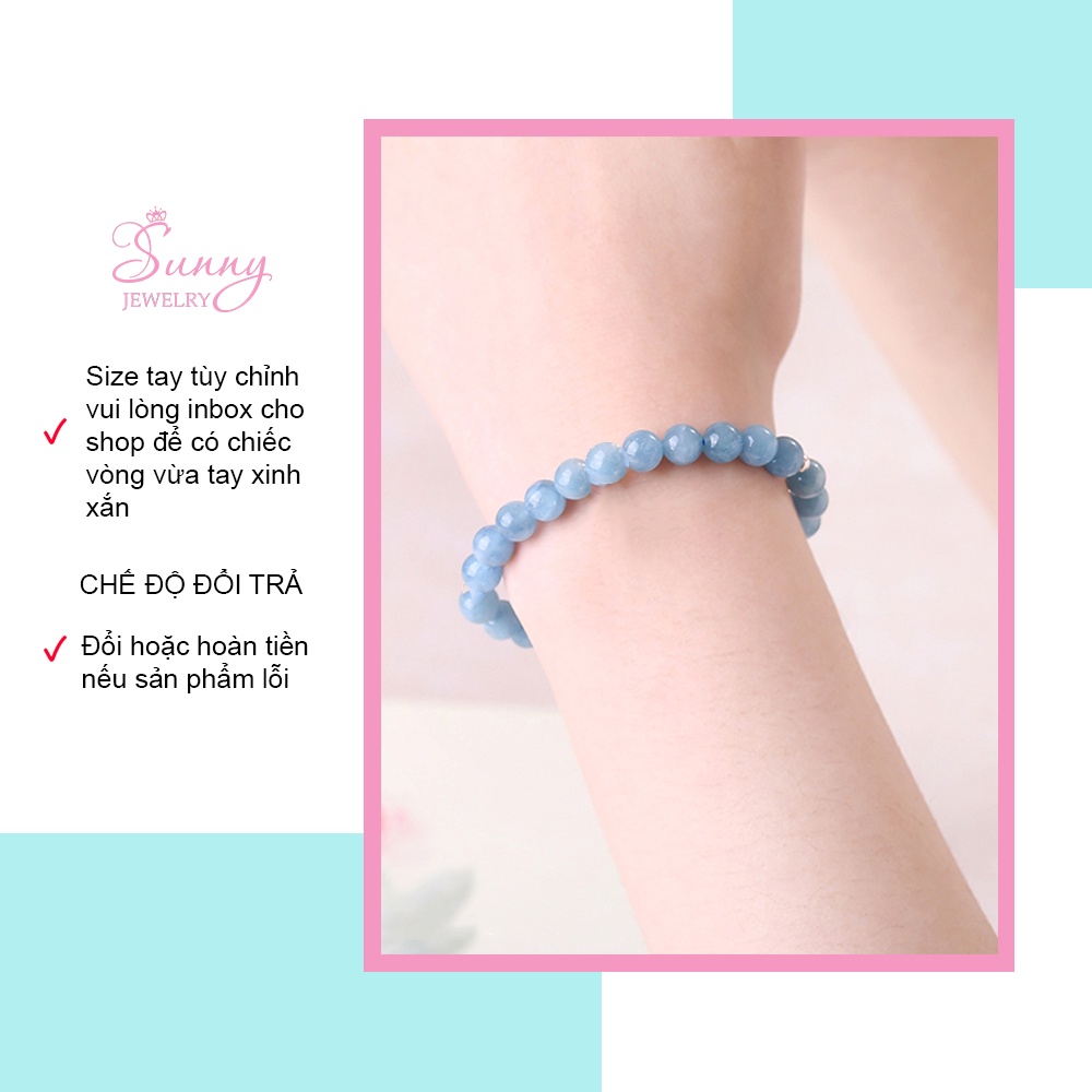 Vòng tay phong thủy A017, Vòng tay may mắn hút tài lộc hợp mệnh THỦY, MỘC - Sunny Jewelry