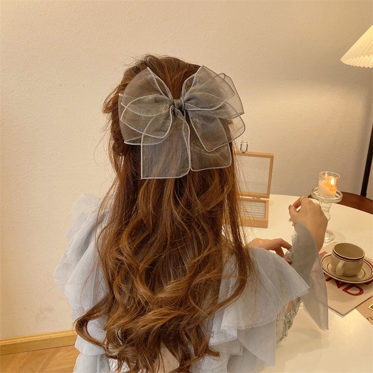 Kẹp Tóc Nơ Lưng Thời Trang Xuân Hè Hàn Quốc 2022