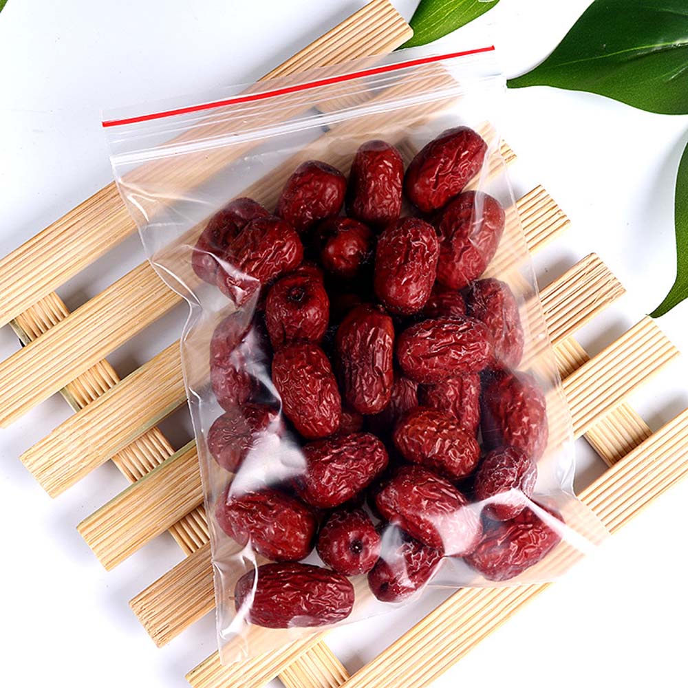 YIYU Set 100 túi nhựa pe trong suốt đựng thực phẩm chống ẩm có thể tái sử dụng