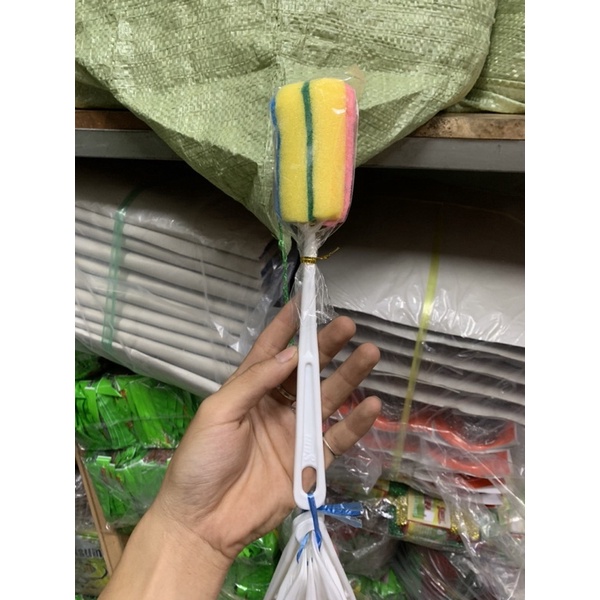 (Siêu Dày) Cây Rửa Ly,Cây Rửa Bình Sữa Thương Hiệu Sum Cước Kèm Mút Siêu Sạch