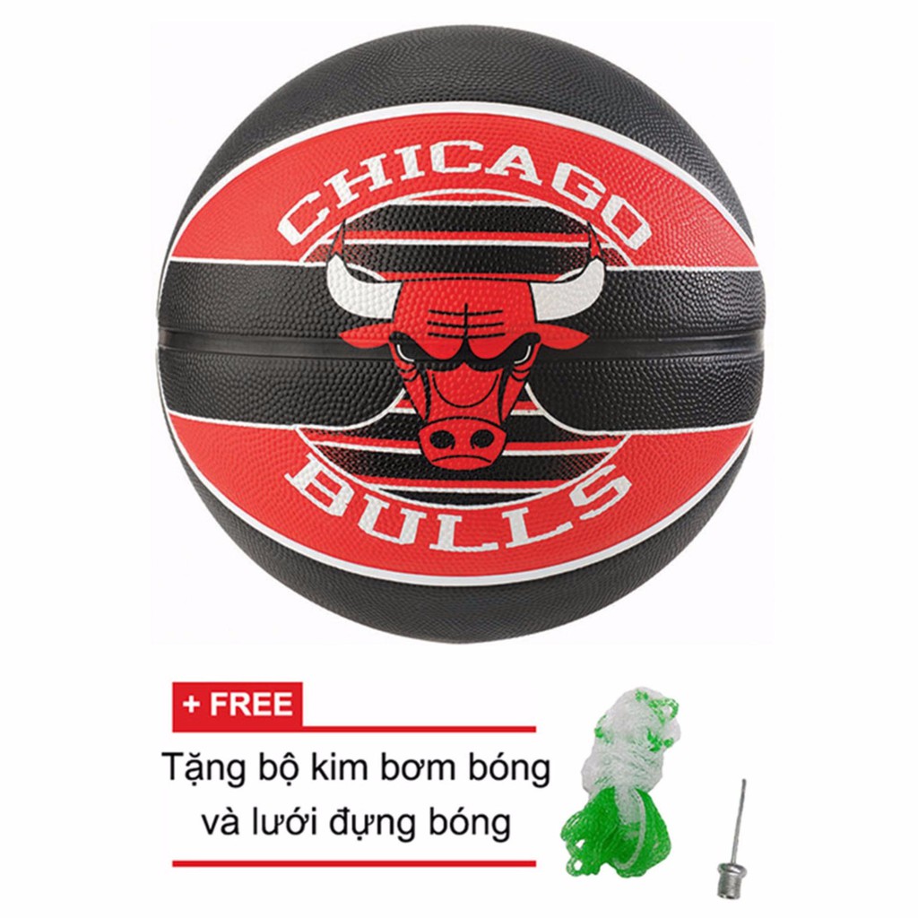 Bóng rổ Spalding NBA Team Chicago Bulls Outdoor size 7 binhansport