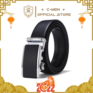 Thắt lưng nam lmen chất liệu da cao cấp khóa tự động - dây nịt da nam hàn quốc kiểu dáng sang trọng - lmen11
