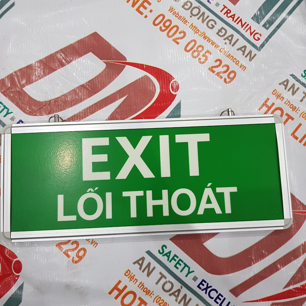 Đèn dạ quang uv lối thoát EXIT Lối thoát 2 mặt YF1017