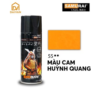 Chai sơn màu cam huỳnh quang 55