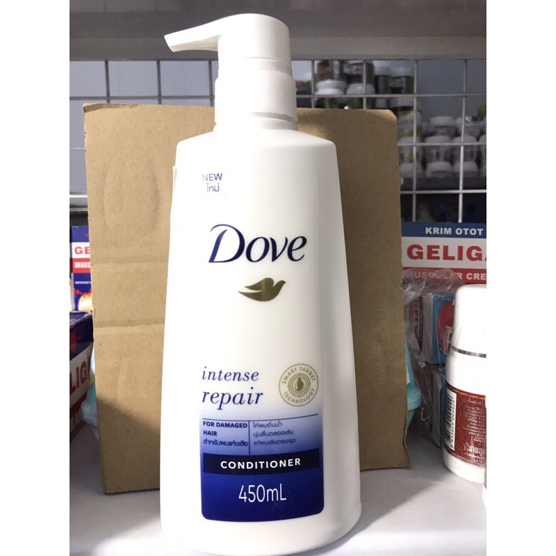 Dầu Xả Dove Intense Repair 450ml Thái Lan phục hồi tóc hư tổn
