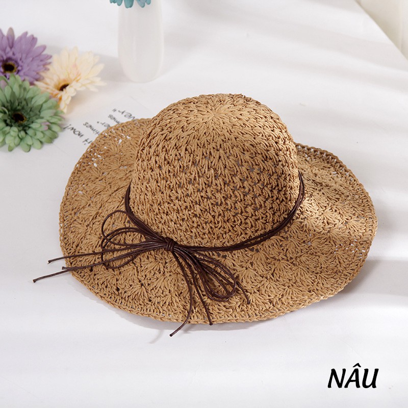 NÓN CÓI VÀNH TAI BÈO ĐI BIỂN PHỐI DÂY NƠ P1012